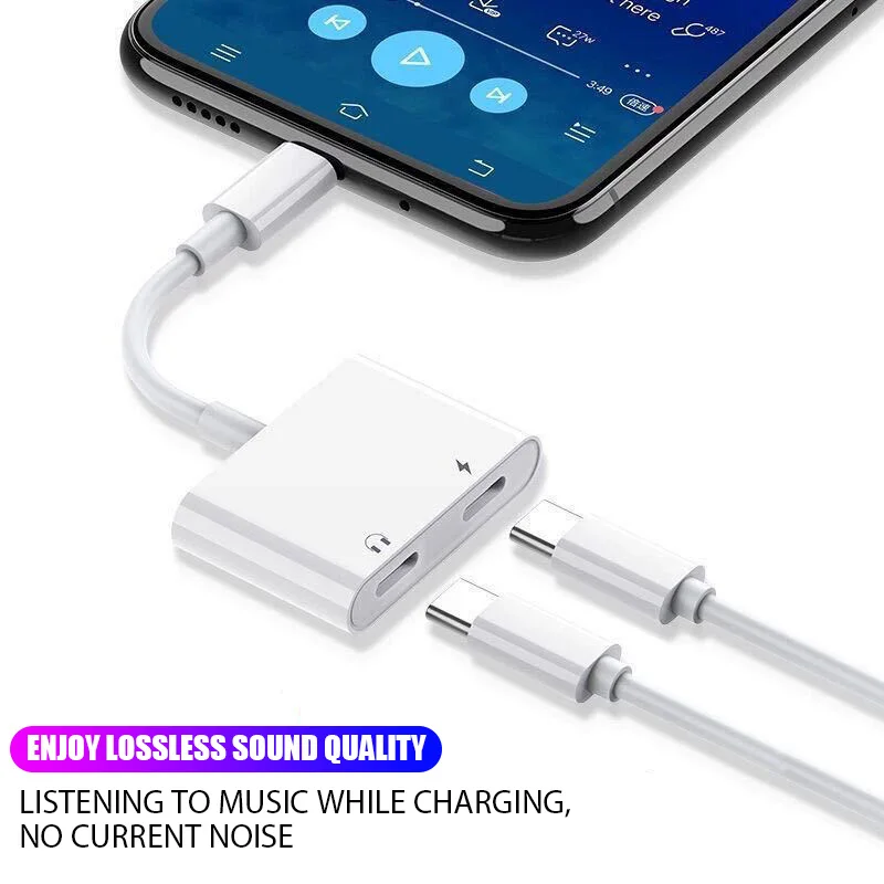USB C to 3.5mm Adapter USB Type C to Aux Audio Cable for iPhone 15 Plus15 Pro Max iPad Pro MacBook