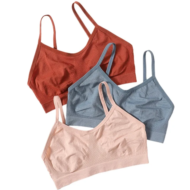 Seamless Tube Tops Bra Push up Women's Sexy Lingerie Sports Crop Top Female Bralette Sleep Underwear Simple Girls' Intimate women lingerie bra women tube tops
