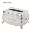 Plastic Tissue Box Cover Suitable for Home Living Room Coffee Table Creative Luxury KTV Napkin Holder Restaurant 5