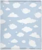 Cloud Throw Blanket, Blue and White Gift for Girl and Boy, Lightweight Super Soft Suitable for Sofa, Chairs, Bed for Kid 3