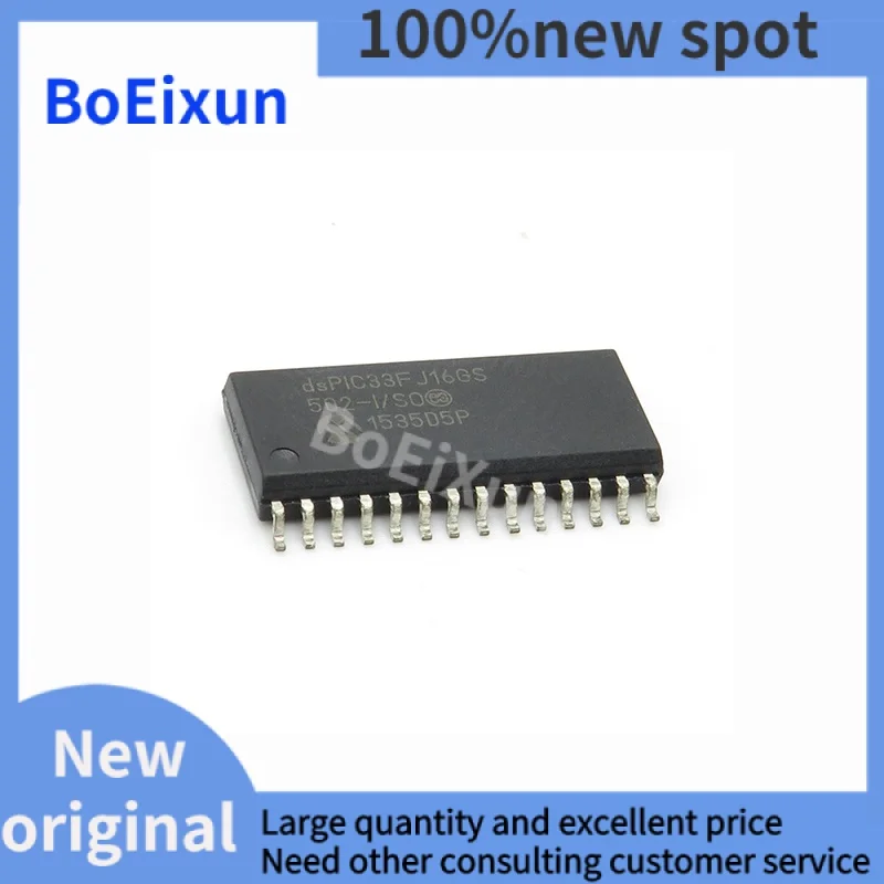 

1-100 PCS DSPIC33FJ16GS502-I/SO SMD SOP-28 16-bit Microcontroller MCU-microcontroller Chip Brand New Original In Stock