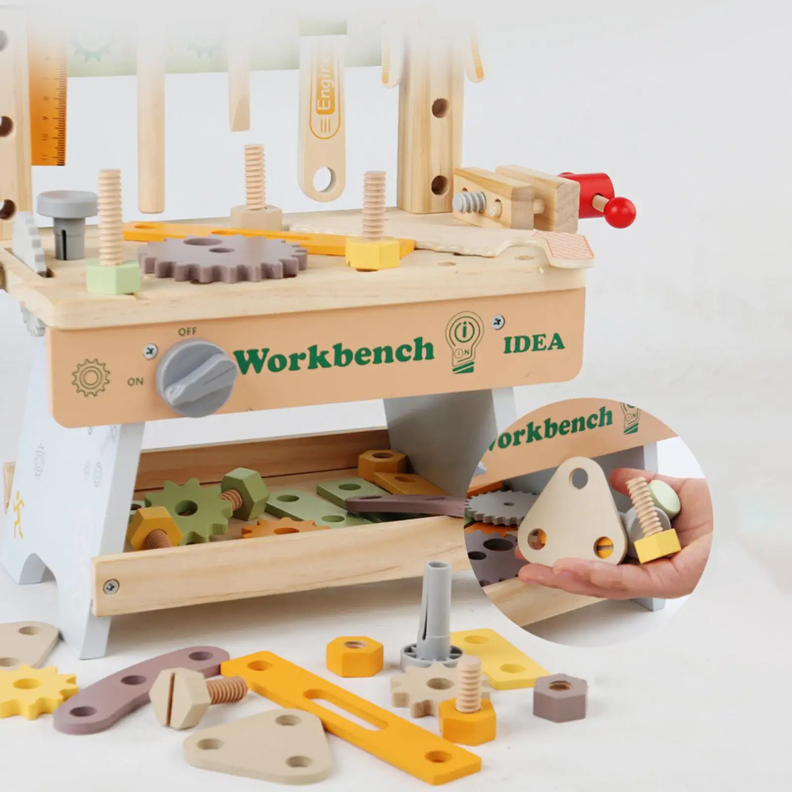 Kids Tool Bench Kids Workbench Pretend Play Construction Toy