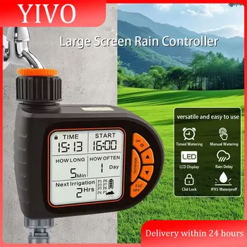 Intelligent Garden Drip Irrigation Timer Large Screen LCD Automatic Watering Controller Gardens Balcony Farms Outdoor Irrigation 1
