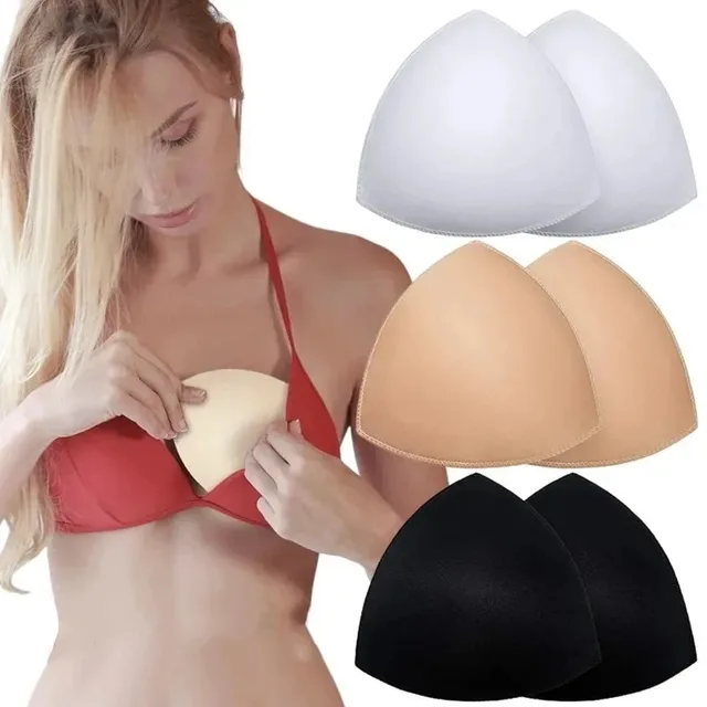 Bra Pad Ventilation Triangle Cups Chest Push Up Insert Foam Pads for Swimsuit Padding Accessories Removeable Enhancer Pad 2