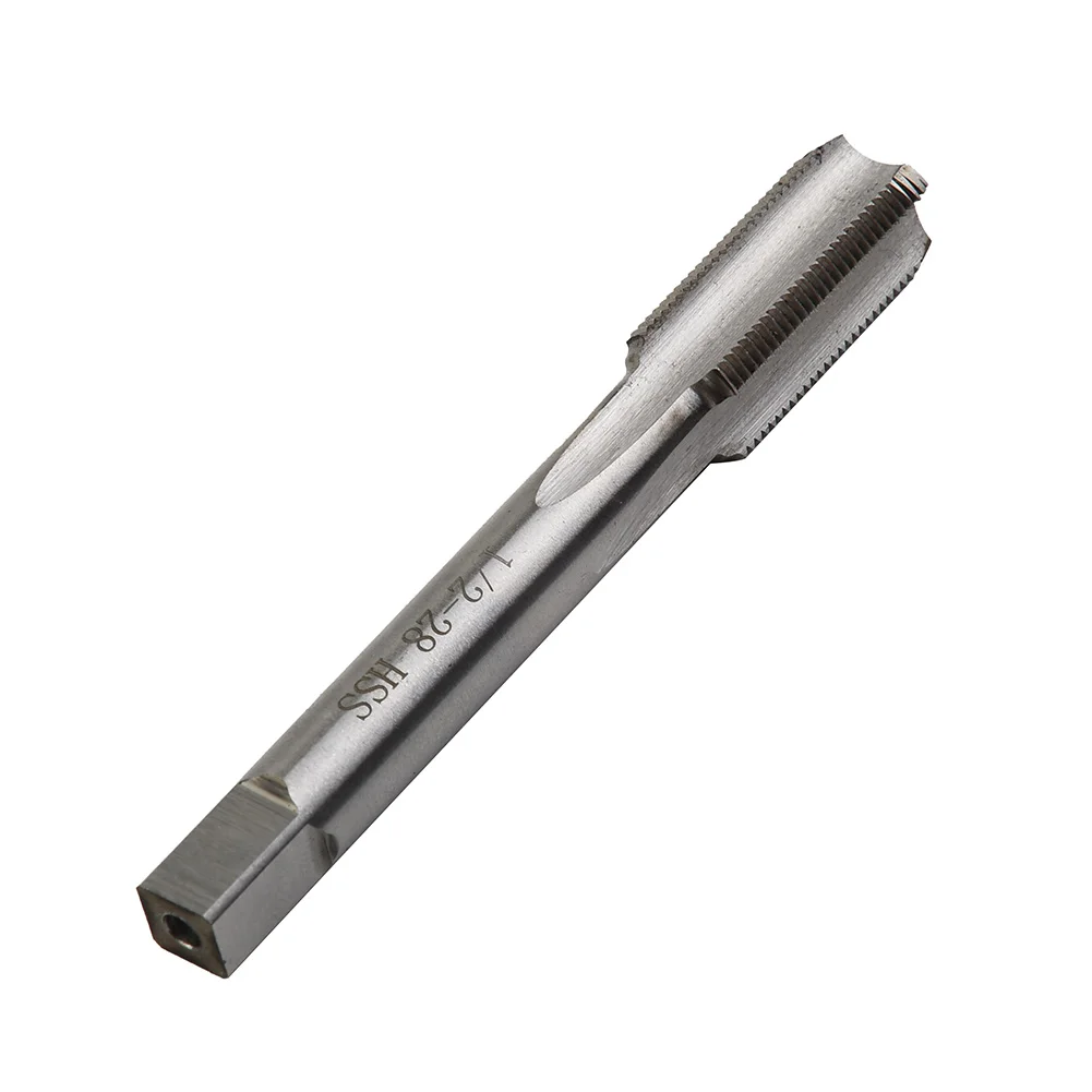 1/2-28 탭 + 다이 2개 세트 HSS 핸드 키트 TPI 1/2x28 28 TPI (인..