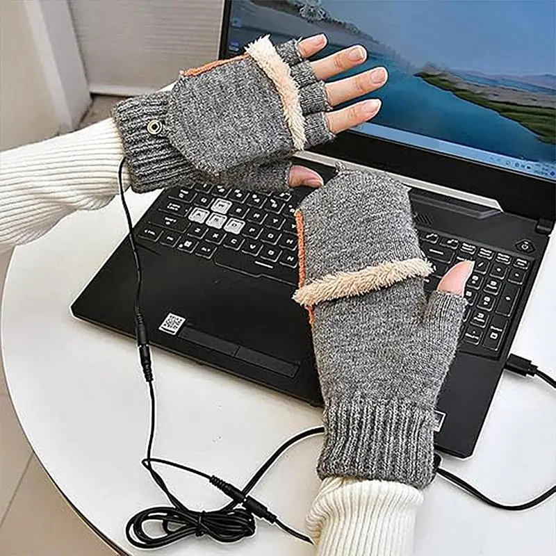 USB Heated Gloves with Intelligent Temperature Control