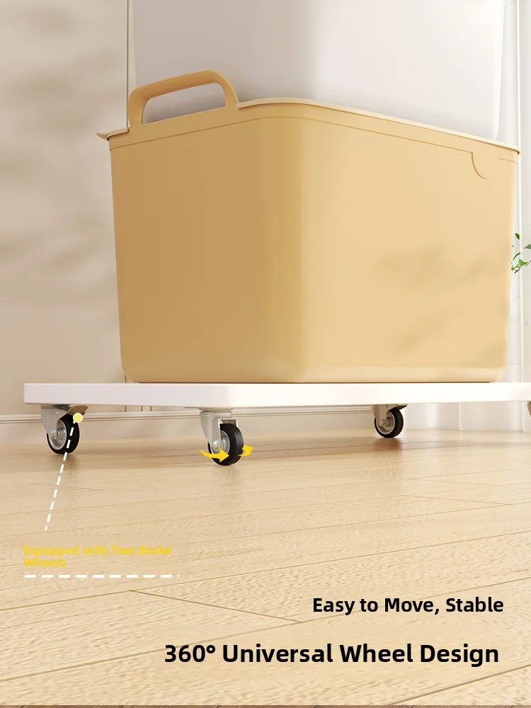 Nylon Mobile Storage Box Base with Casters for Home Use