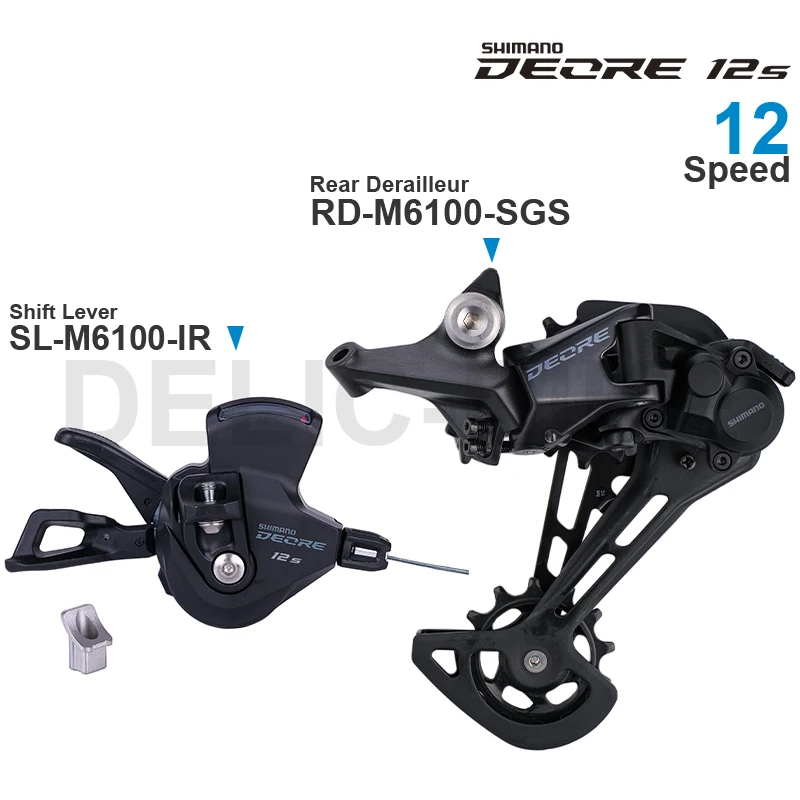 Shimano 12v Deore Rd-m6100-sgs For Single Motor Shimano