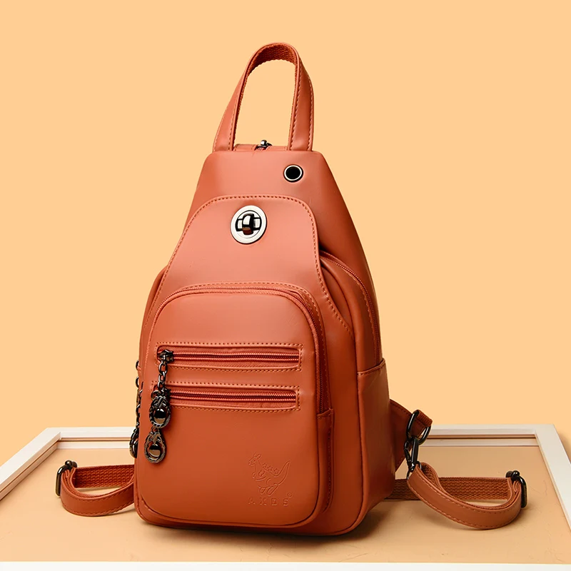 

2023, Модный женский рюкзак из искусственной кожи, водонепроницаемый, для работы, для покупок, женская сумка высокого качества с большим карманом