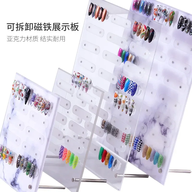 

Nail Acrylic Display Board Color Board Display Box Sample Nail Plate Marble Pattern Nail Color Card Display Board