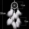Handmade Dream Catcher Home Decor Original Feather Pearl Chimes Art Car Pendant Creative Birthday Valentine Day Gifts 3