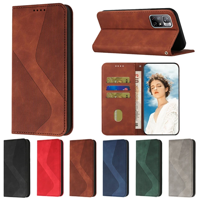 Luxury Card Wallet Magnetic Phone Case For Xiaomi Redmi Note 12 11 10 11S  10S 9 Pro Max Plus 9C 9A 9T 10C Flip Leather Cover