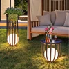 Modern Garden Tea Table Light Waterproof Lawn Lamp Solar Energy LED Landscape Lamp Outdoor Atmosphere Floor Lighting 1