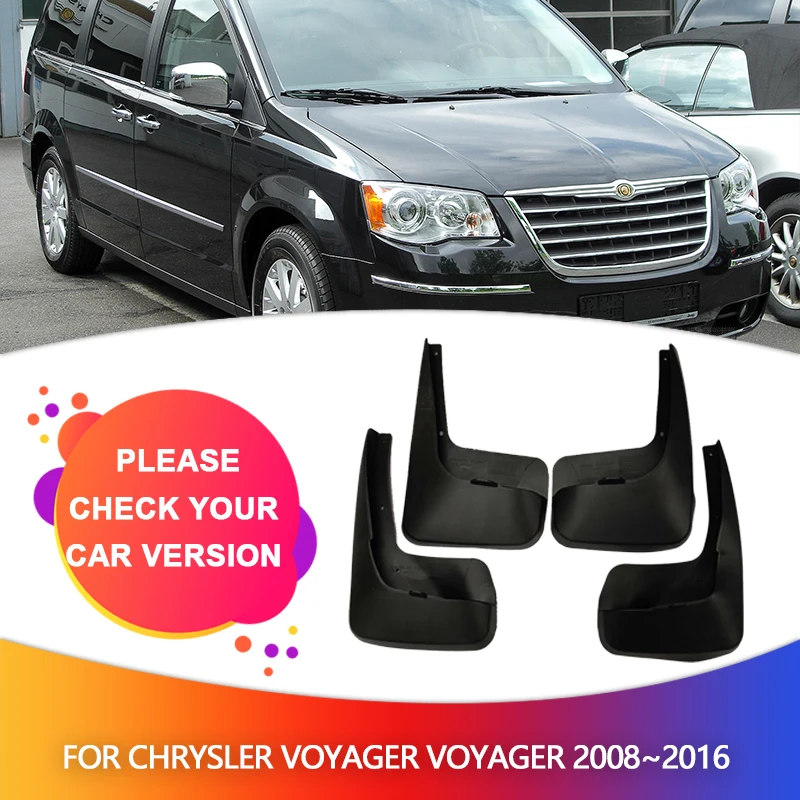 Guardabarros con solapa para Chrysler, accesorios para cubierta de guardabarros Stylin, Voyager, Lancia, Voyager ~ 2016 -