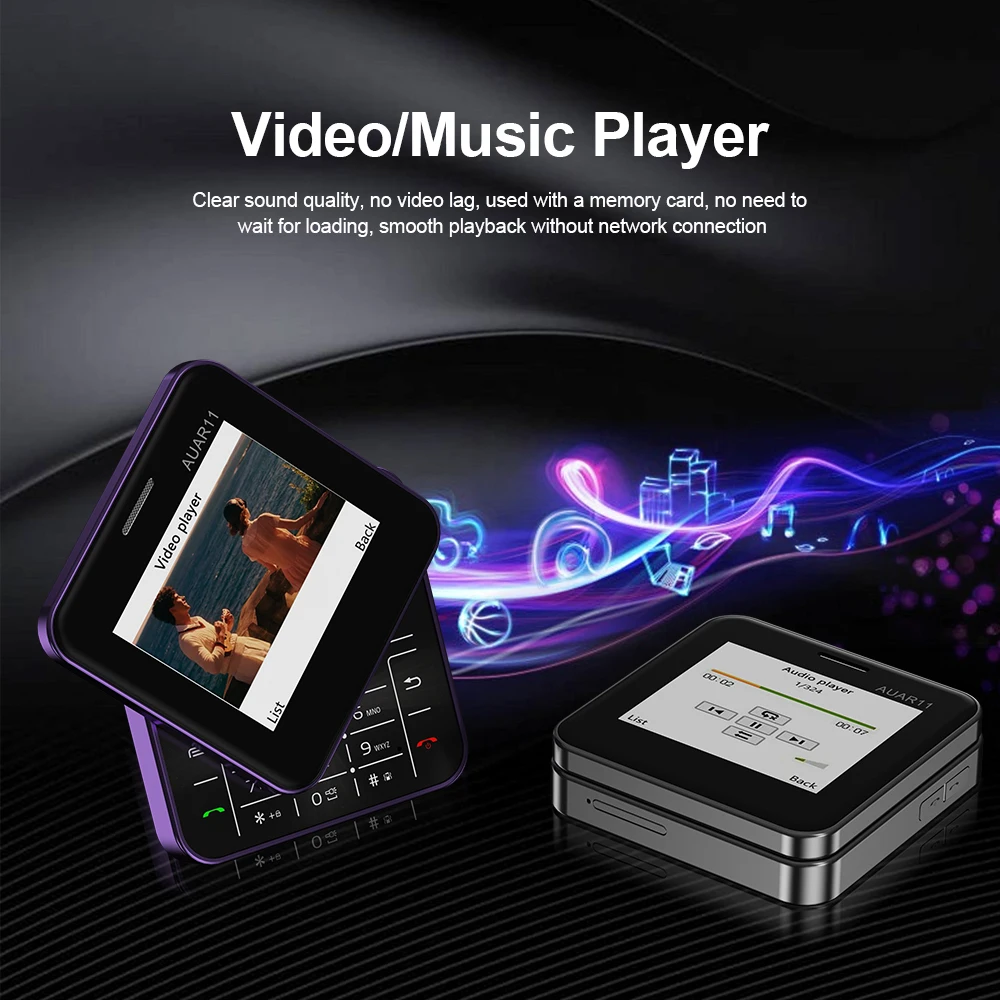 Original SERVO AUAR11 Side Sliding Mobile Phone 2.4 inch Screen Dual SIM Speed Dial FM 2G Network Rotating Style Phone Brand New