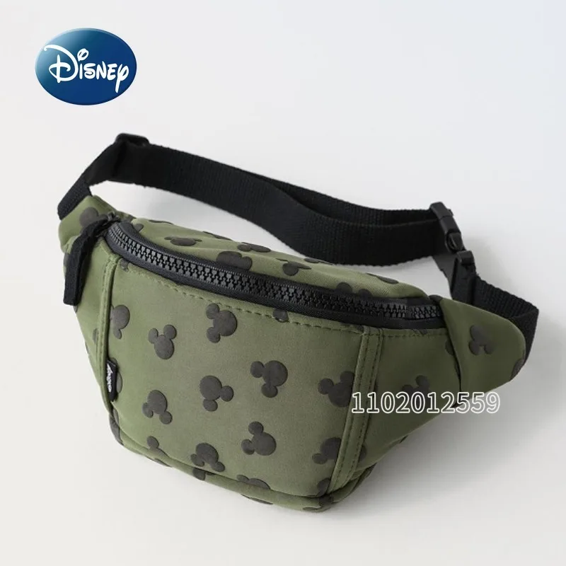 Disney Mickey Children's Waist Bag Cartoon Cute Children's Chest Bag Luxury Brand Original Mini chest bags waist packs