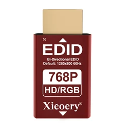 Ultra HD HDMI EDID Emulator - Enhanced Stability & Multi - Resolution Support (1024x768)