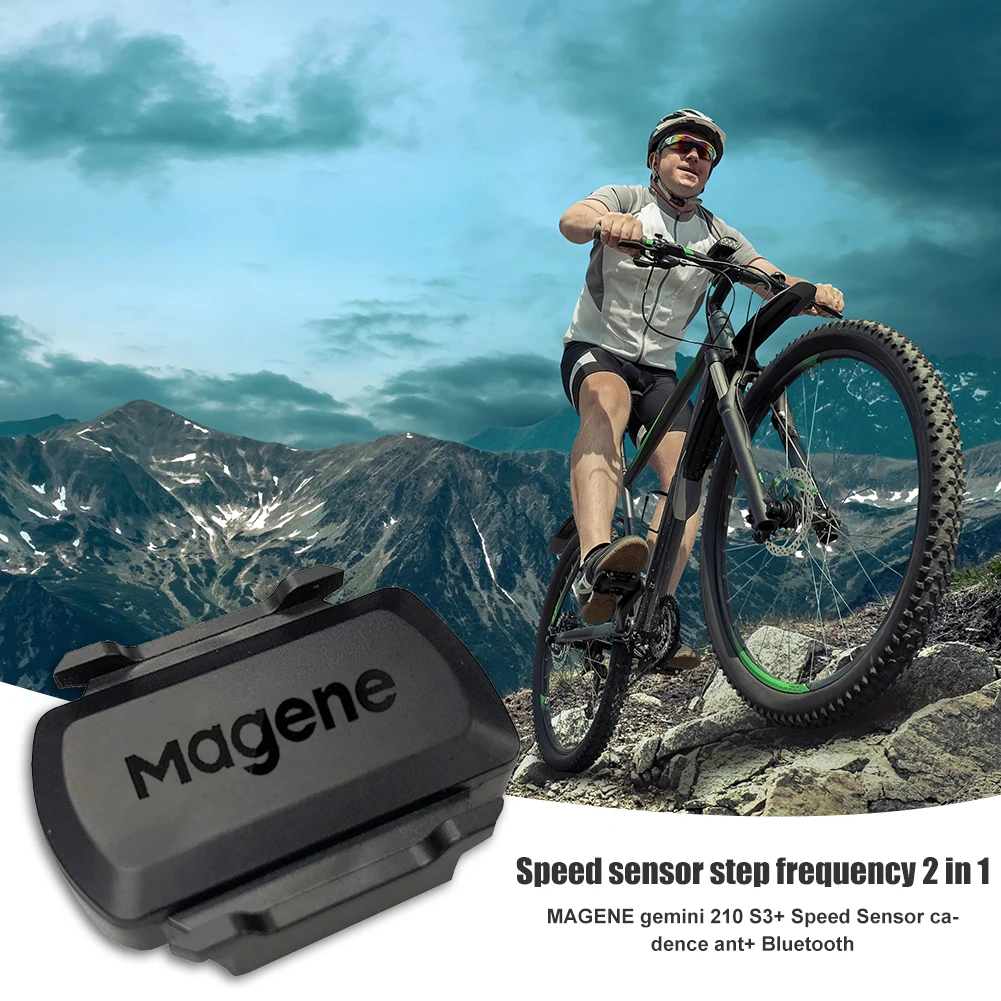 Sensor de cadencia de velocidad Magene, 2 piezas, ANT, Bluetooth, RPM,  velocímetro, Sensor Dual para Garmin, Bryton, accesorios de ordenador para  bicicleta - AliExpress