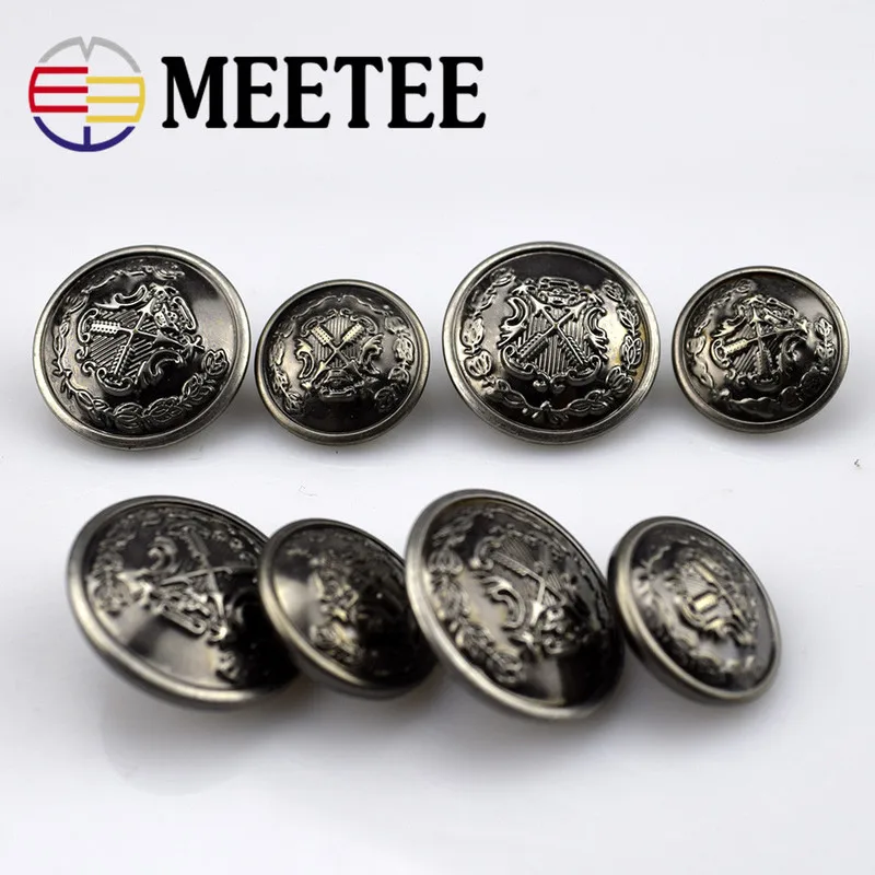 Jugaoge 20 Piezas De Botones De Metal Satinado Para