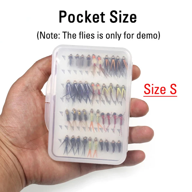 Smallmouth Fly Fishingicerio Fly Fishing Box - Slim Abs/eva Nymph & Midge  Lure Storage For Magalloway & Smallmouth