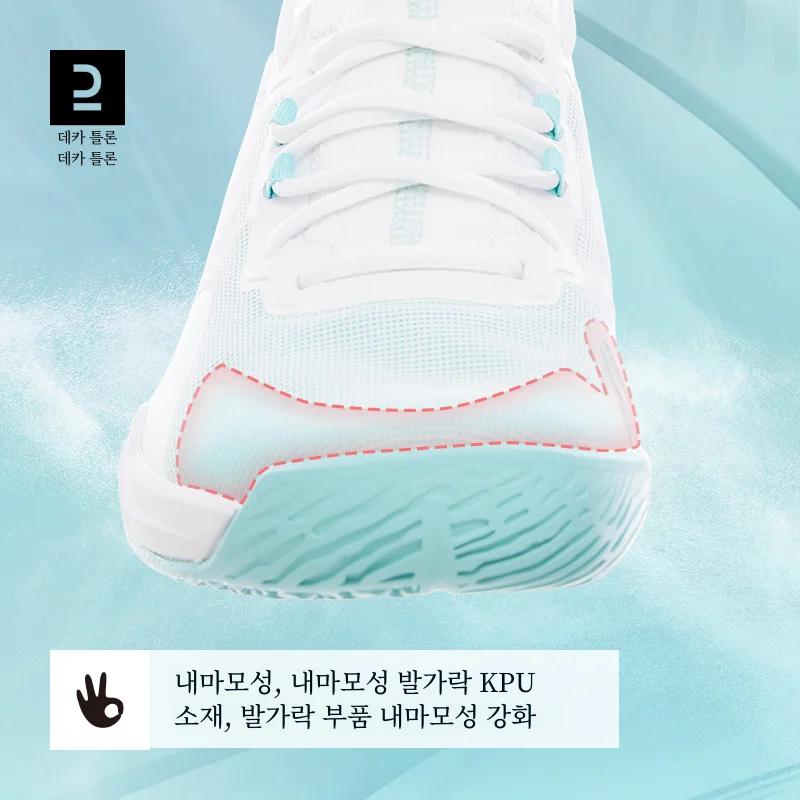 Decathlon 전문 남성 배드민턴 신발 스포츠 신발 충격 흡수 미끄럼 방지 체육관 클래스 배드민턴 신발 Ivh1