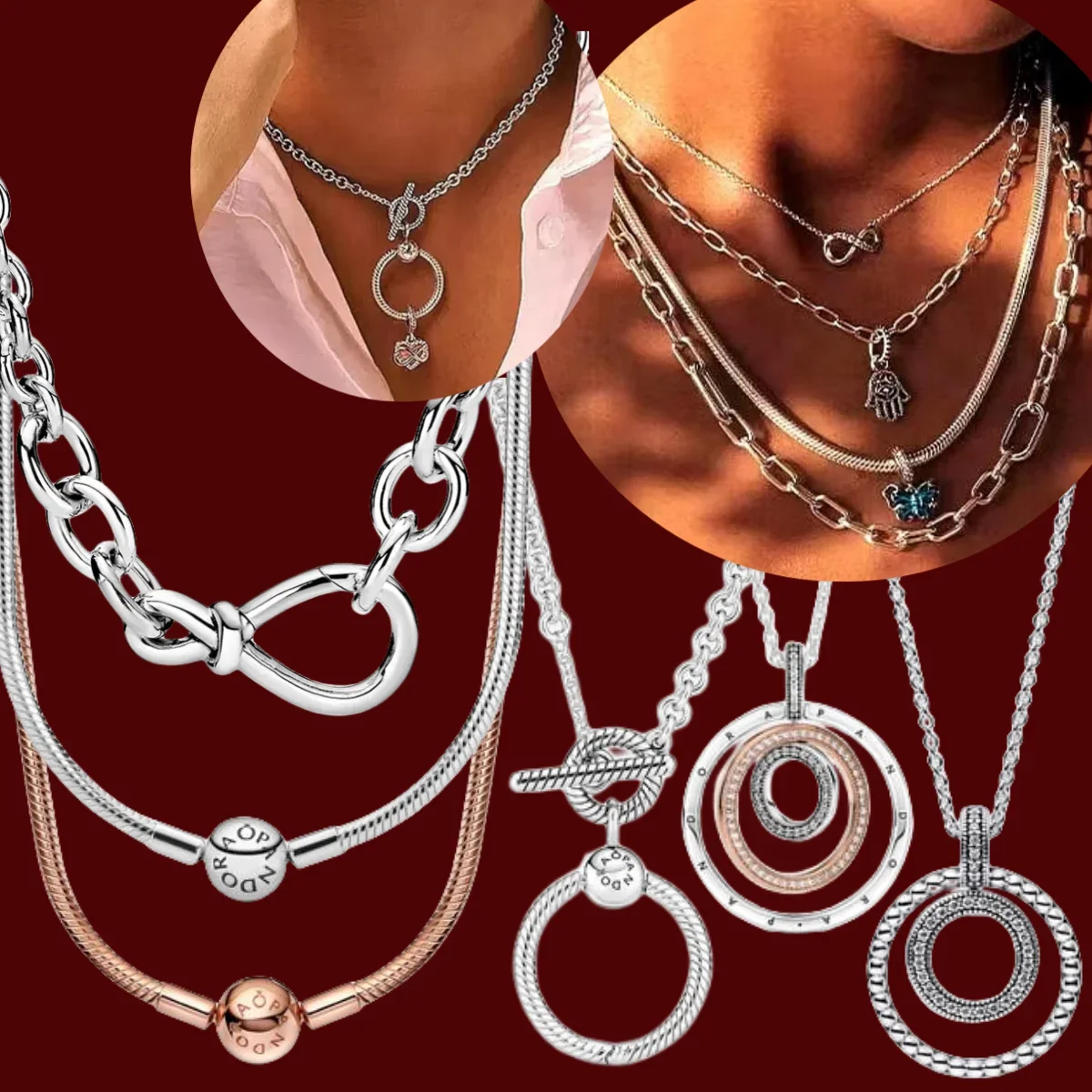 

The best-selling women's jewelry popular snake series 925 silver necklace is suitable for original to create her own cha