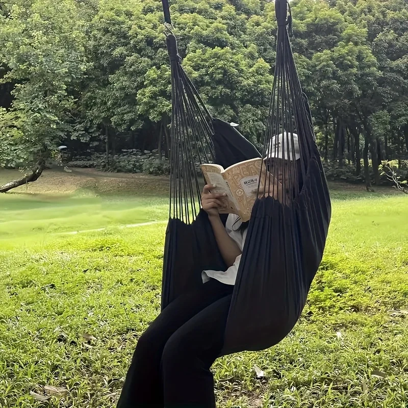 1PC Fashionable Outdoor Hanging Chair, Hammock, Swing, Indoor Lying Bed, Lazy Chair, Washable, Portable, and Storable