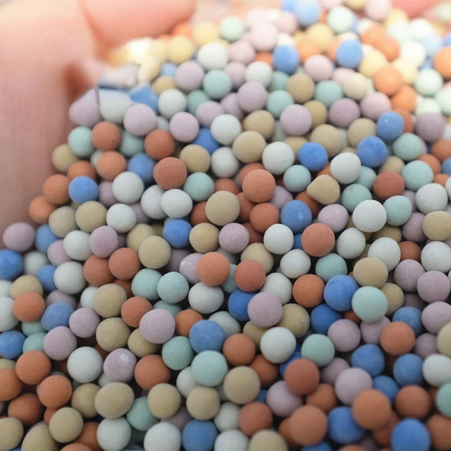 500 G Hidroponikus Növény Dekoratív Színes Ceramsite Kerámia Tabletta Zamatos Növényi Párnák - Image 2