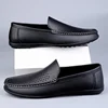 Summer Brand Men Shoes Casual Leather Hollow Out Moccasins Men Breathable Slip on Luxury Italian Men White Loafers Plus Soze 47 3