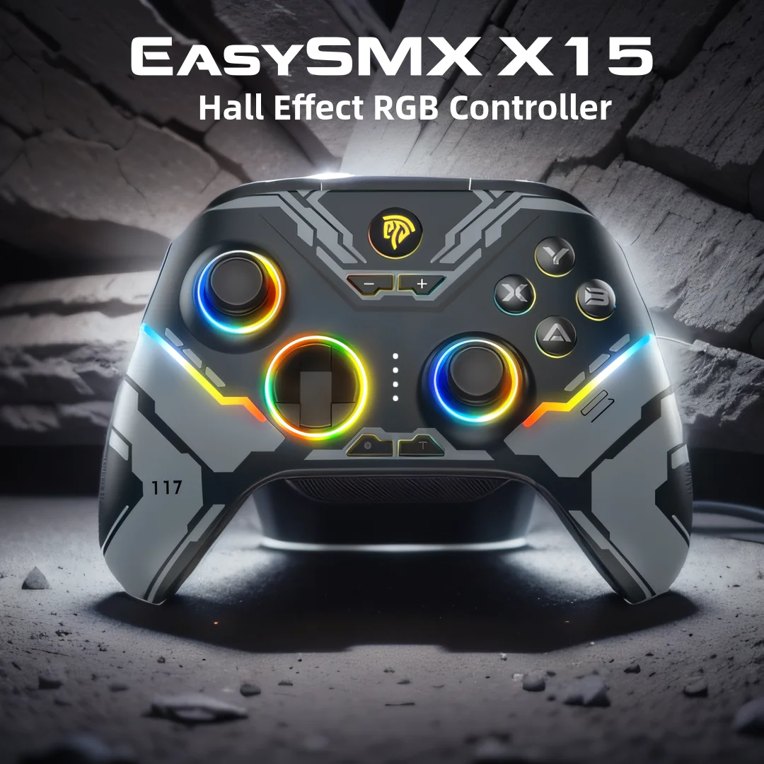 EasySMXX15WirelessPCGamepadBluetoothJoystickControllerforPC