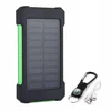 H  020000mAh Solar Power Bank Portable External Battery Double USB Fast Charging Powerbank Phone Charger For Smart Mobile Phone 6