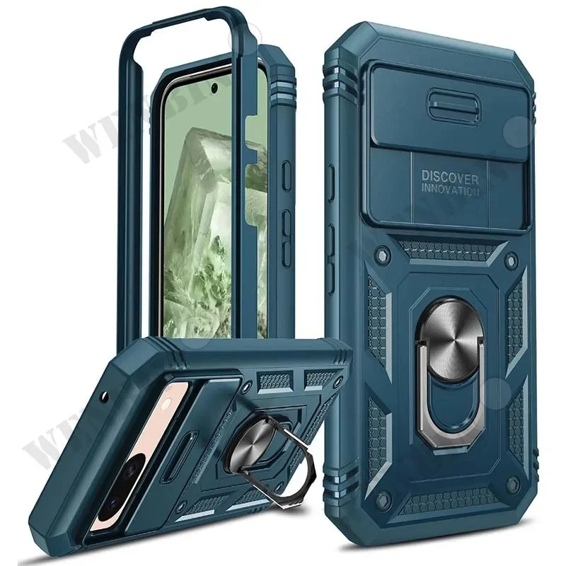 Heavy-Duty Shockproof Case with 360° Rotating Kickstand