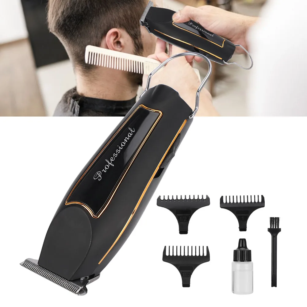 Machine de coupe de cheveux électrique professionnelle tondeuse à cheveux tondeuse à cheveux prise américaine 100-240 V (noir) 1 Machine de coupe de cheveux électrique professionnelle tondeuse à cheveux tondeuse à cheveux prise américaine 100-240 V (noir) 1