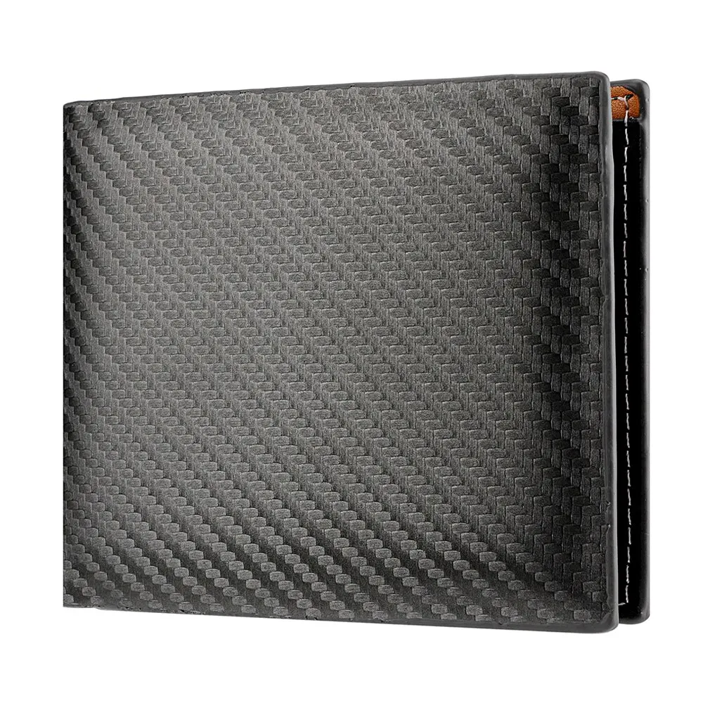 Carbon Fiber Wallet Men's Card Bag Integrated Zipper Change Bag Holder
