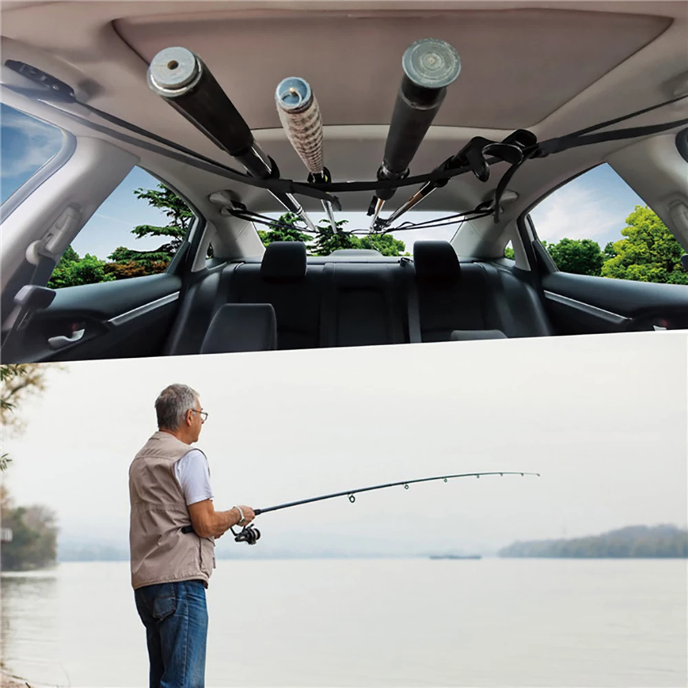 Fishing Rod Holders Car Roof Racks  Belt Fishing Rod Holder Tools - 1  Adjustable Car - Aliexpress