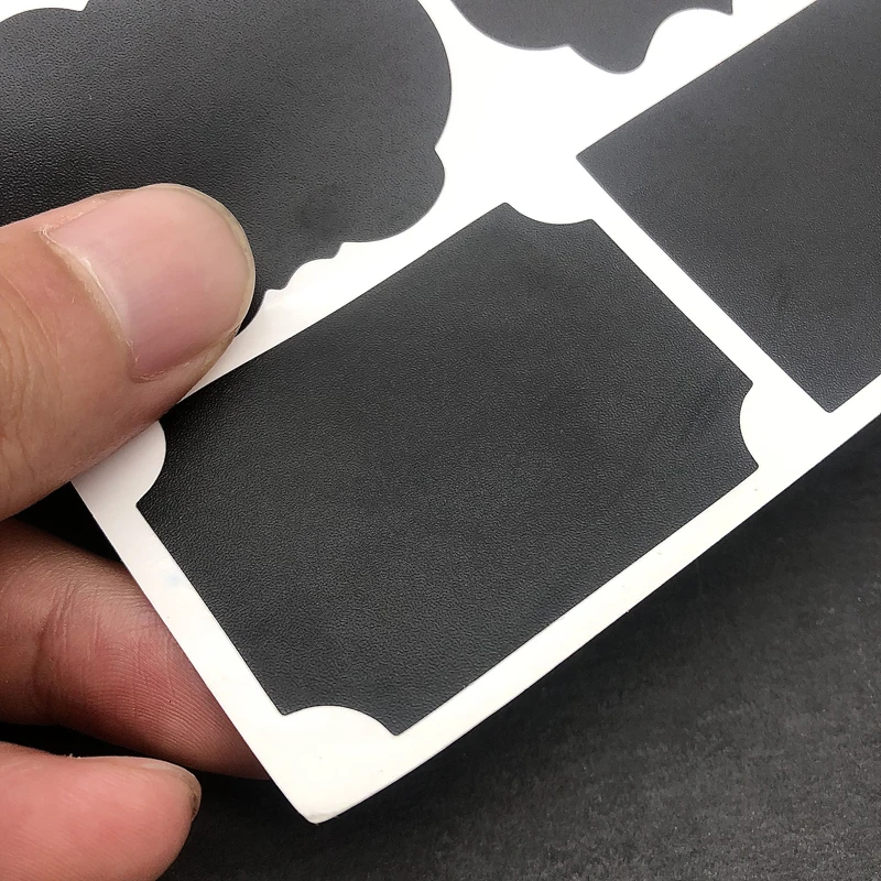Chalkboard Stickers 48/72pcs Set Blackboard Stickers Kitchen Label Stickers Jar Waterproof Chalkboard Bottles Tags Blackboard Marker Pen