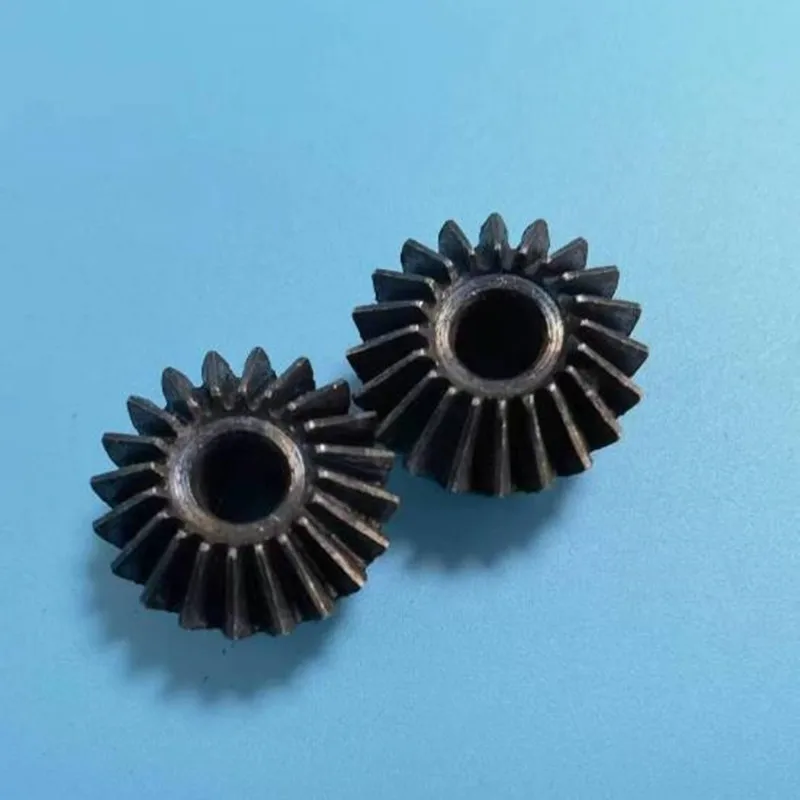 1 pair 1M20T bore 5mm 6mm 6.35mm 8mm 10mm 1:1 Metal Bevel Gears 1 Module 20 Teeth 90 Degree Drive Commutation motor gear transmission gear electric bike gear
