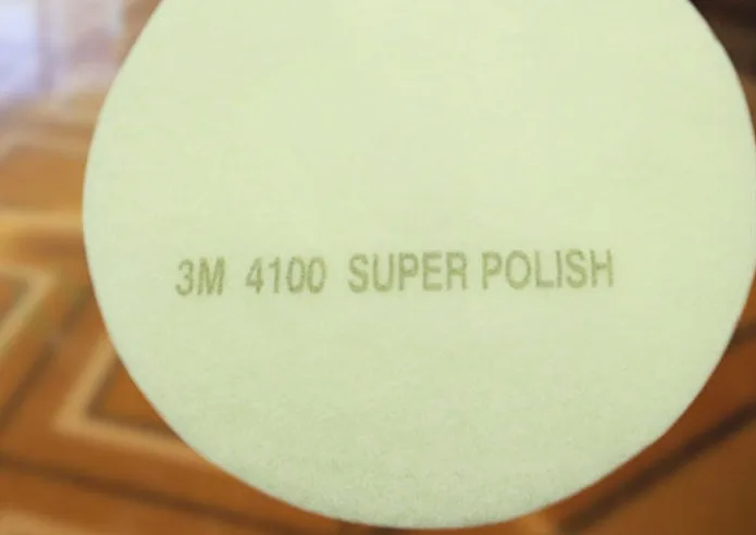 2 Pcs Set  17 Inch 3M 4100 Super Polish Floor Pad