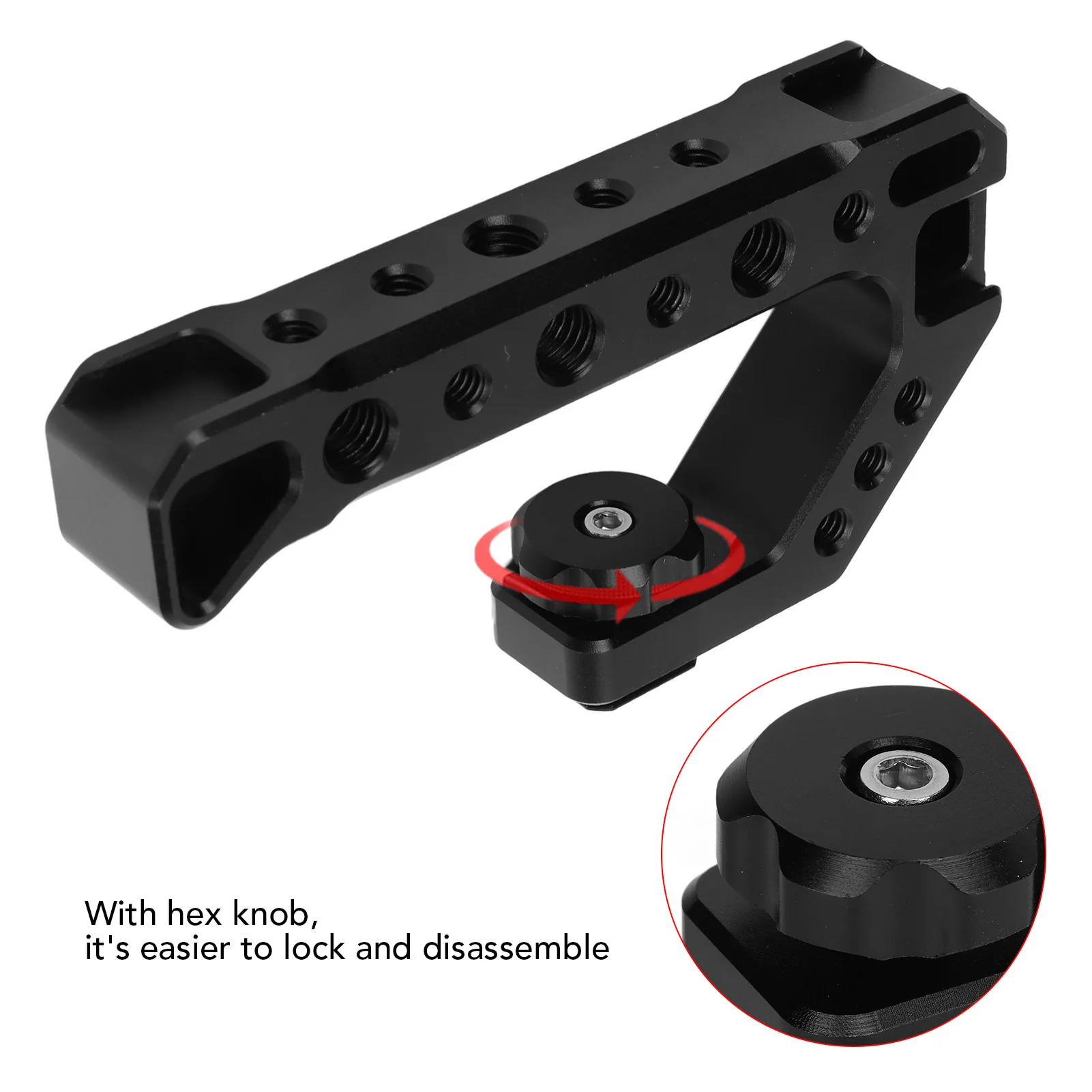 SLR Camera Top Handle Grip Mirrorless Camera Handle Cold Shoe Adapter Mount Hand Held Stabilizer Mirrorless Top camera handle grip camera handle