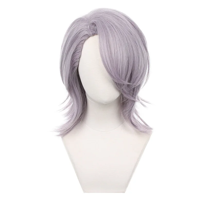 

Zoya Cosplay Wig Path To Nowhere Silver Short Heat Resistant Synthetic Hair Role Play Halloween Carnival Party + Free Wig Cap