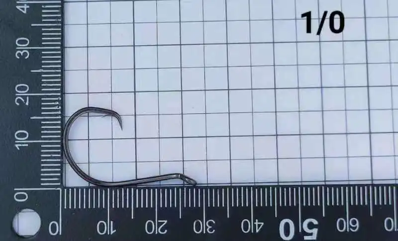 Angelhaken, Oktopus-Kreis, Olecranon, Hartstahl, Schleifnadelspitze, kein Rost in Salzwasserhaken, Lot 20-teilig, Ausverkauf – Detail 11