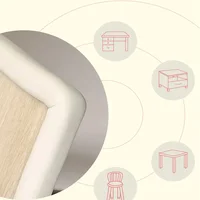 Ensemble de bandes de protection des coins de table pour bébé, protecteur de meubles de maison, couverture de protection des coins souples, soins pour nourrissons 4