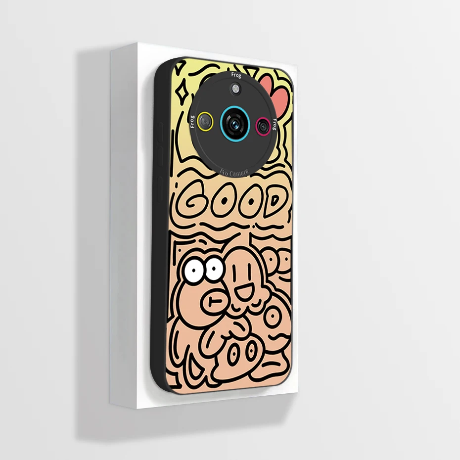 Stylish Shockproof Phone Case - Painted Design