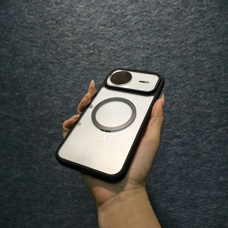 Stylish Matte Anti-Slip Magnetic Acrylic Shockproof Case Cover
