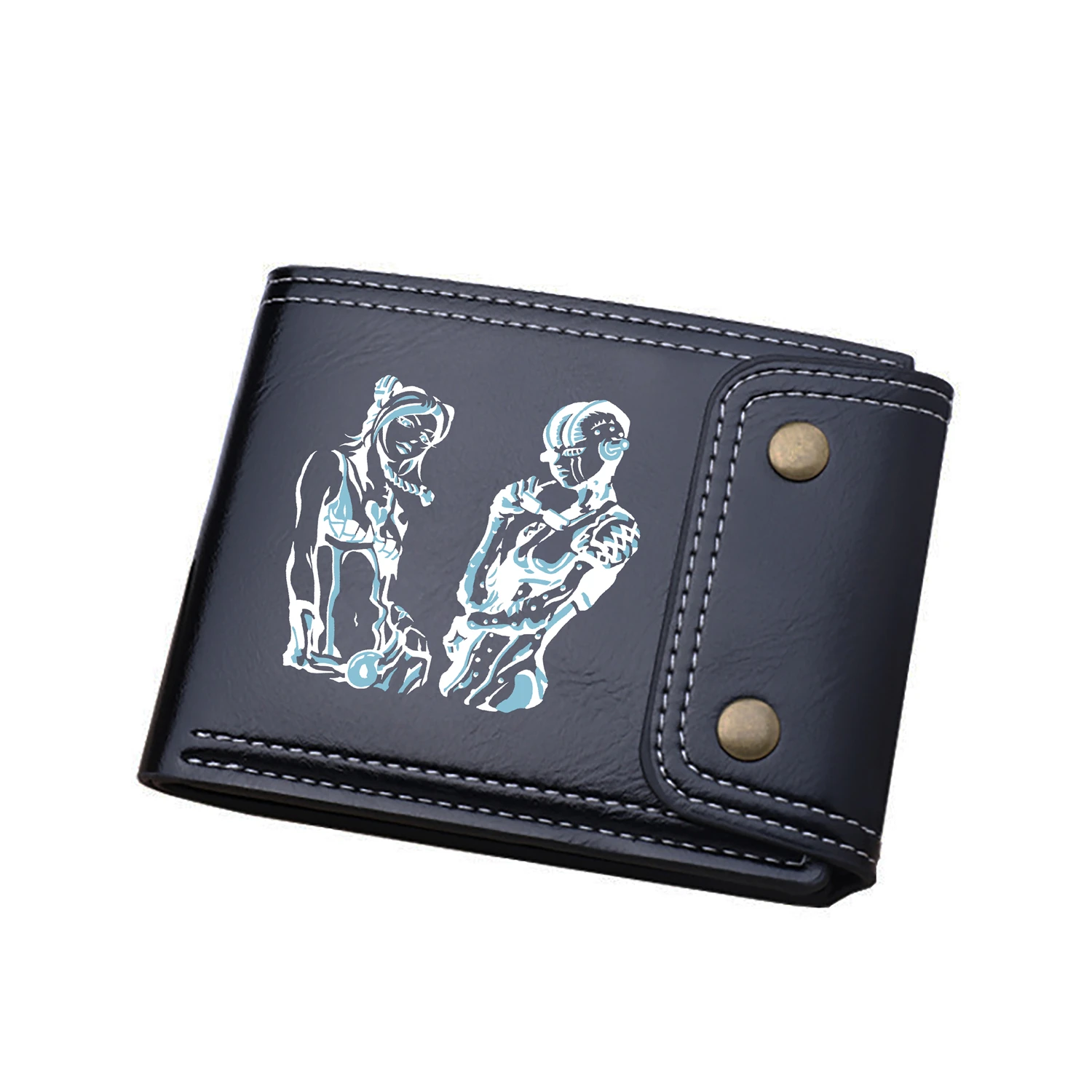 JoJo's Bizarre Adventure Anime Short Wallets Cartoon Kujō Jōtarō