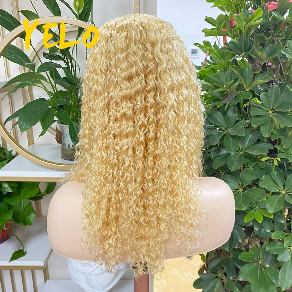U Part Human Hair Wigs Curly Brazilian Balayage Highlight Hair Wigs Natural Shades Water Wave Glueless U Part Body Wave