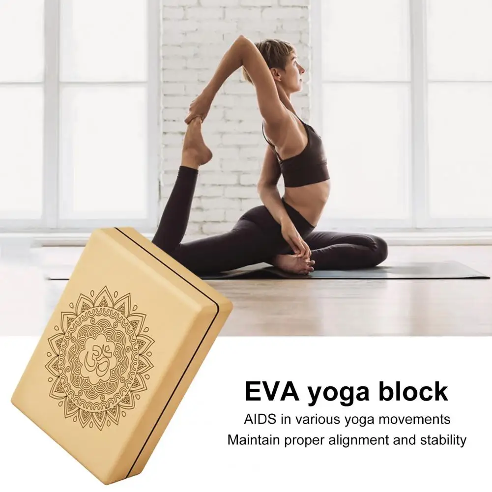 Yoga Block for Beginners Stability Yoga Block Enhance Yoga Practice with Premium High Density Eva Foam Blocks Improve Strength