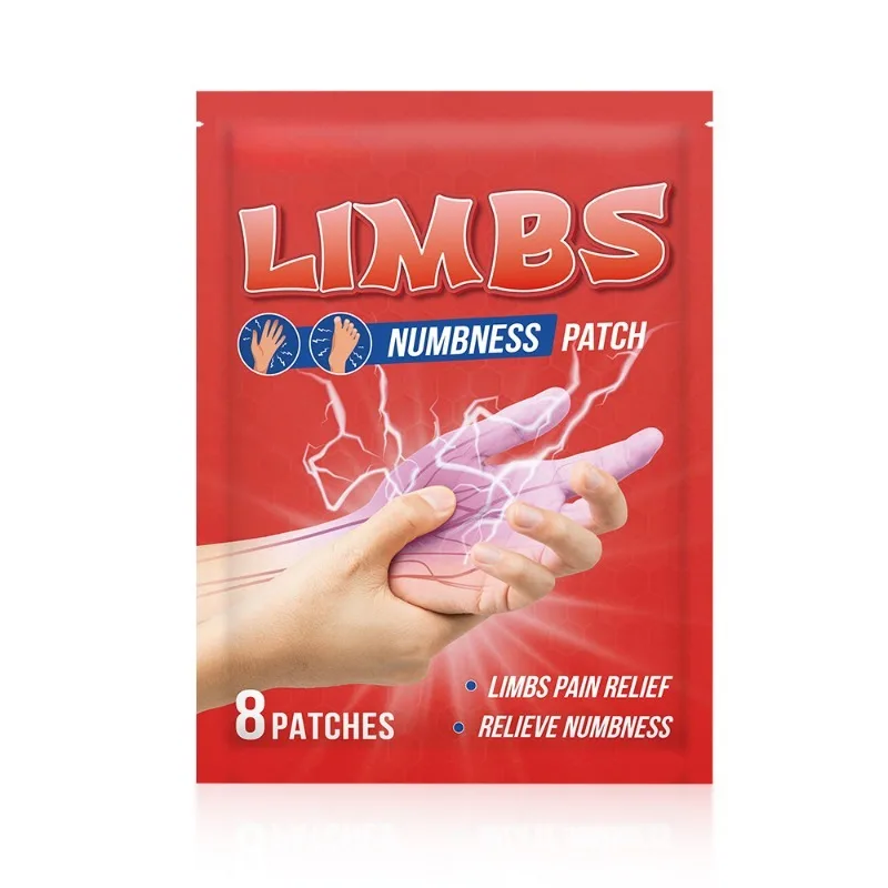 8pcs Herbal Limbs Numbness Patch Hand Foot Arthritis Muscle Cramps Stickers For Knee Numb Relief Sprains Bone Ache Health Care