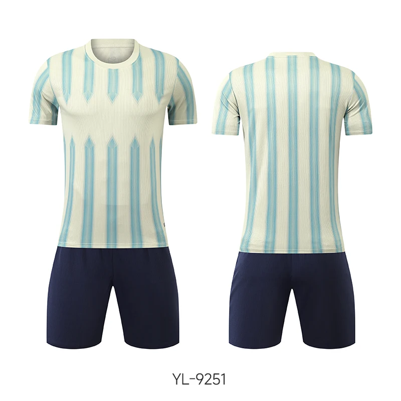 Children's Breathable Soccer Jersey and Training Tracksuit Set