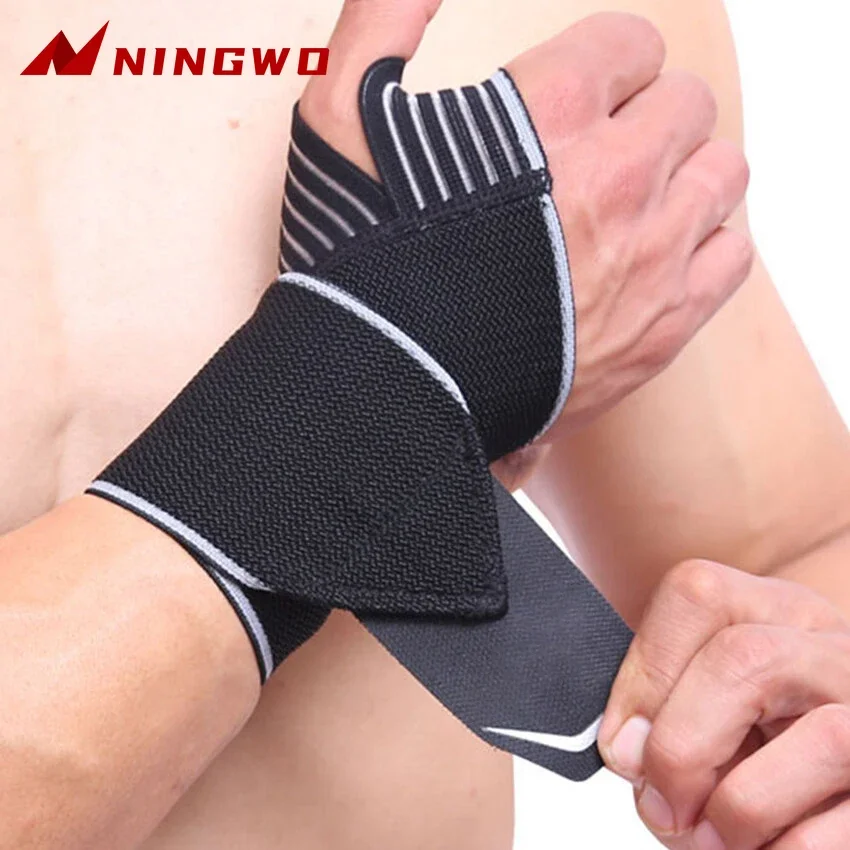 1PCS Adjustable Wristbands Wrist Support Bracer Gym Sports Wristband Carpal Protector Breathable Injury Wrap Band Strap Safety sports wristbands sports wrist guards